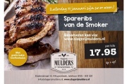 Spareribs van de Smoker afhalen vrijdag 28 feb en zaterdag 1 maart